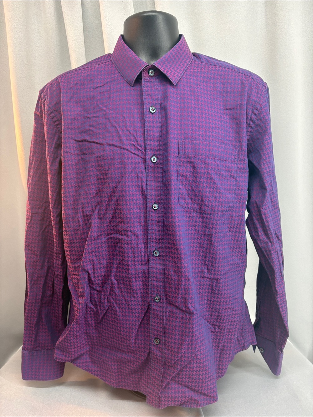 Bugatchi dress shirt mens large